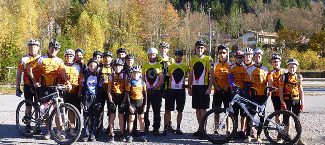 Abschlussfahrt der Sparte Radsport