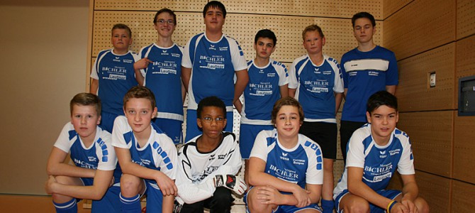 Keine Angst vor großen Namen: Platz 4 (von 10) der U15/1 beim „Just For Fun Hallencup“ in Hilpoltstein