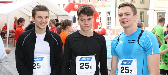2. Platz bei der Jugendstaffel beim Weißenburger Altstadtlauf