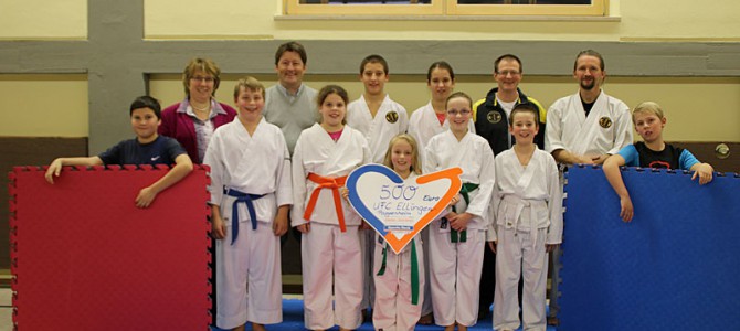 Sparda-Bank Treuchtlingen hat ein Herz für den Karatesport