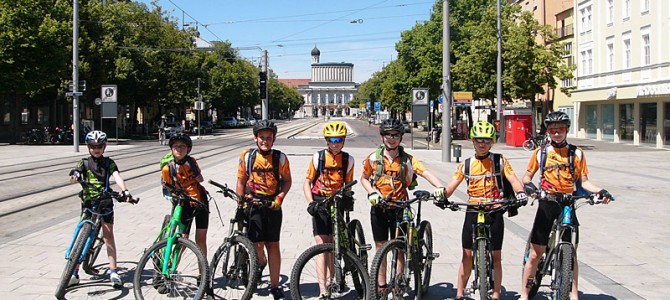 Sieben UFC-Powerkids on tour nach Augsburg