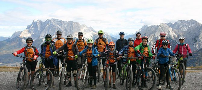 Abschlussfahrt der Radsportler nach Lermoos