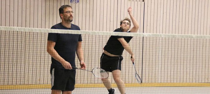 Freies Badmintonturnier anlässlich des Vereinsjubiläums