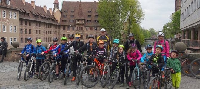 Jubiläums-Radtour des UFC Ellingen nach Nürnberg