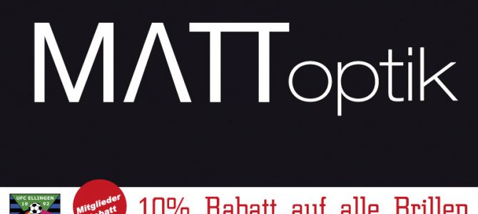 UFC-Mitglieder-Rabatte bei Matt-Optik in Weißenburg: 10% Rabatt für UFC-Mitglieder auf alle Brillen 20% Rabatt auf Kinder-Sportbrillen, u.v.m.