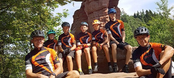 U13-Radlkids im Pfälzer Wald unterwegs: 150 km und 3100 Höhenmeter in 4 Tagen