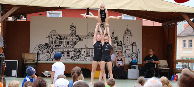 Buntes Vorführungsprogramm beim Ellinger Altstadtfest