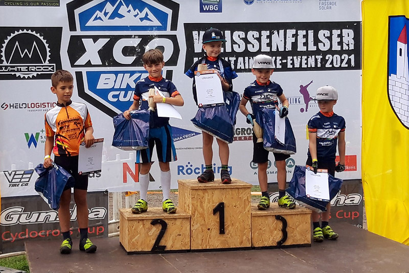 UFC-Radsportteam mit sehr guten Platzierungen beim XCO-Bikecup in Weißenfels (Sachsen-Anhalt) Kilian Krügl wird Achter bei MTB-Bundesligarennen, Ben Stadler Vierter