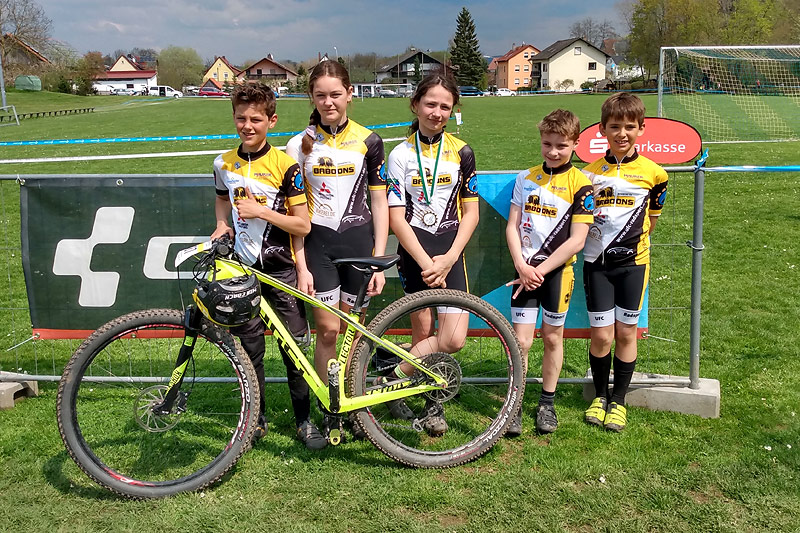 Top-Platzierungen für die UFC-Radlkids beim Eröffnungsrennen des Cube-Cups in Trieb