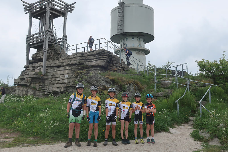 UFC-Radlkids durchquerten Fichtelgebirge