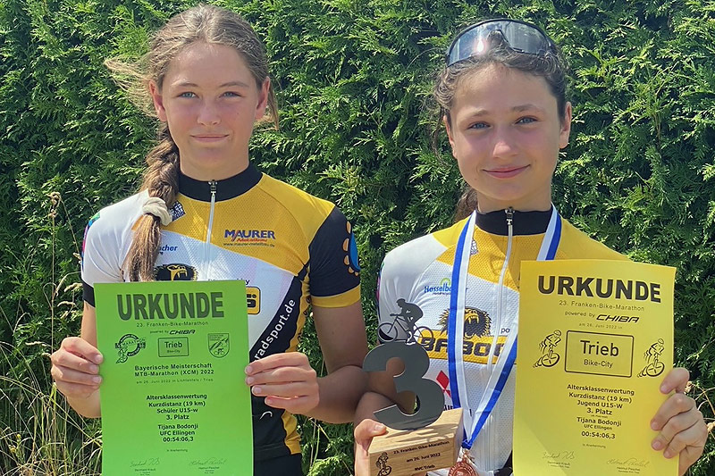 UFCler: Treppchenplatz beim Franken Bike Marathon in Trieb (Oberfranken)