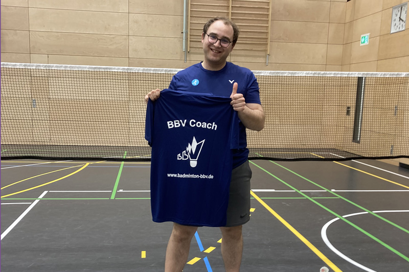 Tobias Benzinger ist neuer Lizenztrainer bei der Sparte Badminton des UFC Ellingen